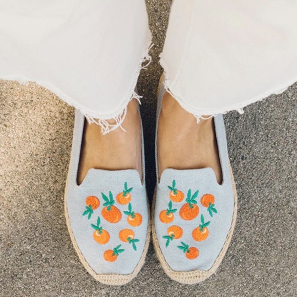 SOLUDOS & Anthropologie Clementines Blue Platform Espadrilles Size 8 - Picture 9 of 9